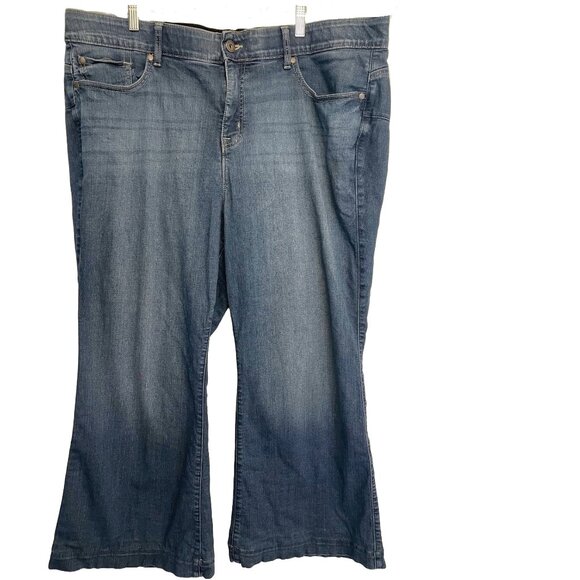 torrid Denim - Torrid Bombshell Flare Premium Stretch Denim Jeans Booty Shaping Womens Size 24S
